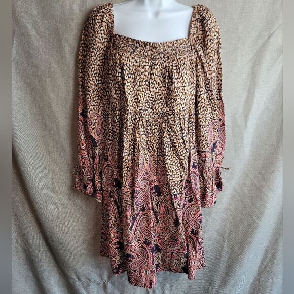 MAEVE Mixed Print Dress - Picture 1 of 12